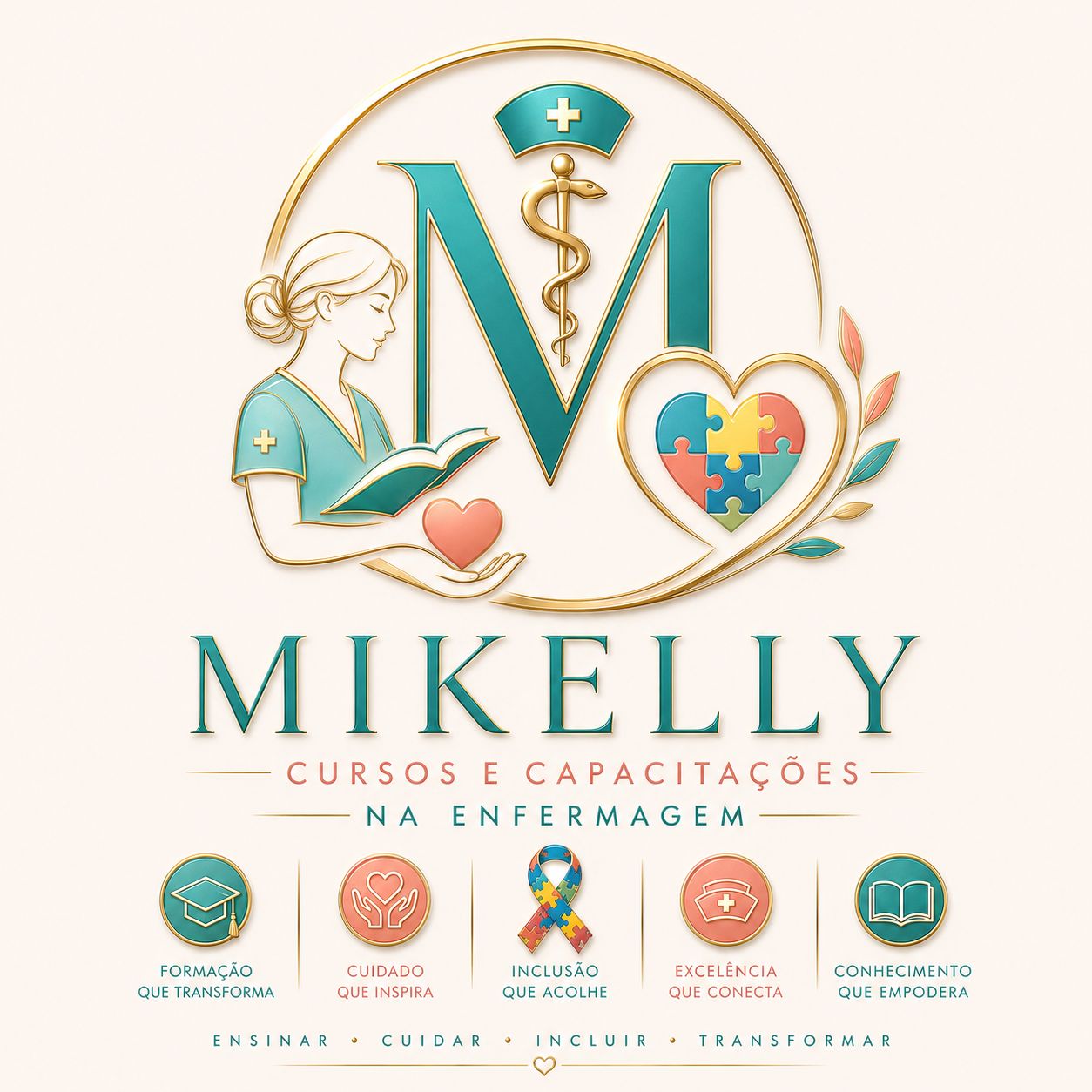 Logo Mikelly Enfermagem